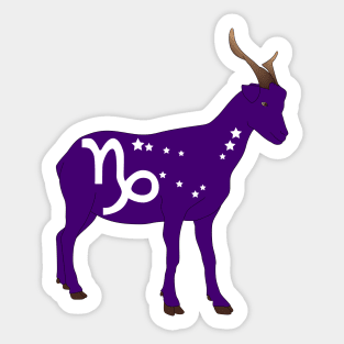 Capricorn 1 (Royal Purple) Sticker